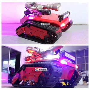 Firefighting Robot With Track Drive Aluminum Alloy Durable For Class A And B <b>Fires</b> - Product Image 2