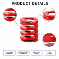 Ressort de compression OEM personnalisé en acier au carbone pour machines industrielles, vente en gros de quincaillerie