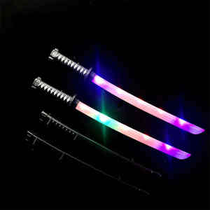 Nouvelles Épées Jouets Lumineuses Sonores, Sabres <span class=keywords><strong>Laser</strong></span> Musicaux LED Clignotants, Jouets de Fête pour Enfants, Cosplay Anime, Épées Ninja Lumineuses - Product Image 3
