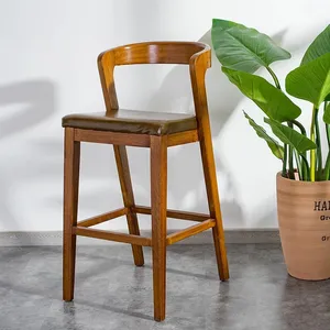 Mingleng — tabouret de Bar en bois, mobilier Commercial, mobilier moderne, en cuir, livraison gratuite