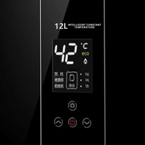 Gexiang fábrica personalizada Venta caliente Morden Acero inoxidable <span class=keywords><strong>comprar</strong></span> <span class=keywords><strong>calentador</strong></span> <span class=keywords><strong>de</strong></span> <span class=keywords><strong>agua</strong></span> <span class=keywords><strong>de</strong></span> <span class=keywords><strong>gas</strong></span> inteligente para Baño - Product Image 2