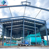 Atelier de construction en structure métallique Peb, cadre métallique industriel, préfabriqué modulaire, bâtiment d'entrepôt préfabriqué