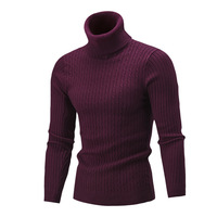 Pull Tricoté Torsadé Mode Slim Uni à Manches Longues Style Coréen pour Hommes – Collection Automne Hiver