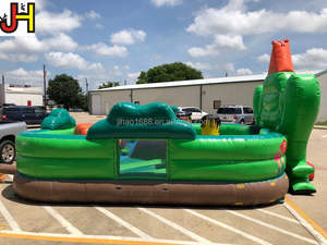 Château gonflable pour enfants en forme de <span class=keywords><strong>grenouille</strong></span>, en PVC, pour les sports de plein air - Product Image 5