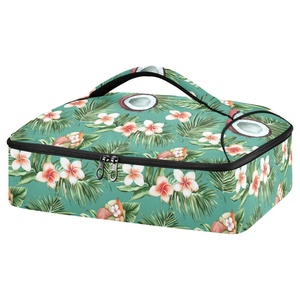 Bolsas Térmicas Personalizadas con Diseño de Plumeria de Hawái, Porta Alimentos con Logotipo Personalizado, para Comida Caliente o Fría - Product Image 1