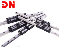 Rail de guidage linéaire à rouleaux robuste HGH45 2000 mm avec bloc pour machine de fraisage, robot portique