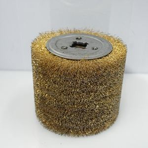 Disco <span class=keywords><strong>abrasivo</strong></span> <span class=keywords><strong>Circular</strong></span> OEM de 100mm de diámetro, rueda de dibujo de pulido de alambre de acero medio, rueda de correa de Material de acero/nailon, <span class=keywords><strong>abrasivo</strong></span> - Product Image 4