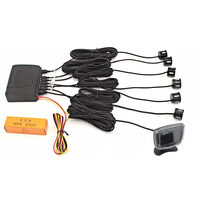 Kit de capteurs de stationnement étanche 12-24V à 6 capteurs avec avertisseur sonore de sécurité et écran LCD, ensemble combiné à technologie AHD