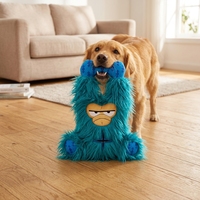 Jouet à mâcher pour chien en peluche Shaggy Monster Snuffle, couineur, pour dissimuler la nourriture, en forme de paresseux ou de gorille, pour soulager l'ennui