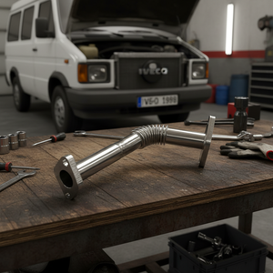 รุ่น QSP EGR106 1.5มม. กระจกเหล็กขัดท่อไอเสียสากลสำหรับ Iveco Daily EGR Systems 2 (1983-1989) - Product Image 3