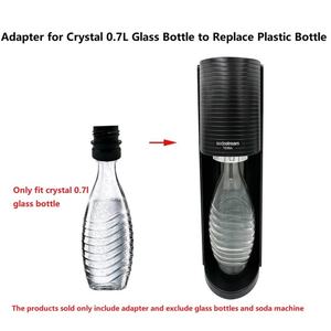Adaptador para Botella de Vidrio Crystal de 0.7L, Reemplazo para Botella de Plástico Compatible con Sodastream FIZZI G100 DUO TERRA ART GAIA Soda (1 Unidad) - Product Image 2