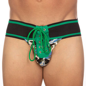 Jockstrap Gay Personalizzabile di Alta Qualità, <span class=keywords><strong>Perizoma</strong></span> da Uomo <span class=keywords><strong>con</strong></span> Laccetti, Biancheria Intima Maschile Sexy, Abbigliamento alla Moda per Feste, Bikini Jockstrap - Product Image 1