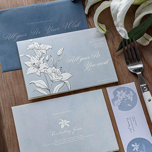 Cartes de vœux romantiques en muguet - Motif floral 3D en relief de qualité supérieure, cartes de bénédiction manuscrites pour offrir en cadeau - Product Image 5