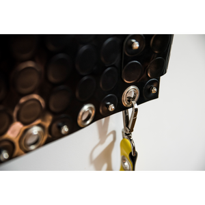 Pochette firmate fatte a mano in italia da donna Mini borse Cruelty Free materiali riciclati piccole borse a tracolla personalizzabili - Product Image 5
