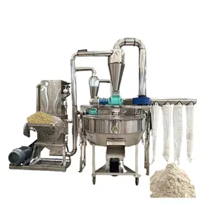 millet grinding machine pulverizer herb grinder machine small flour mill machine price for Grain processing