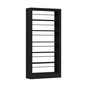 Горячая распродажа, библиотечная мебель, 6-уровневая двухсторонняя библиотека, металлическая книжная полка - Product Image 6