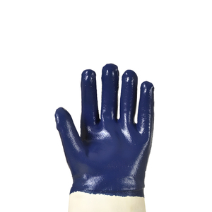 Guantes de Seguridad Safetyboy YL1146 Azules, Anti-Químicos, Cómodos, de Algodón y Nitrilo, Resistentes al Aceite, Prácticos para el Trabajo - Product Image 4