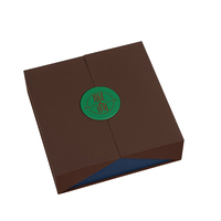 Vente flash - Boîte cadeau de luxe personnalisée magnétique à double porte ouvrant sur le côté, 2 pièces, avec logo pour ensemble de soins de la peau, flacon de parfum