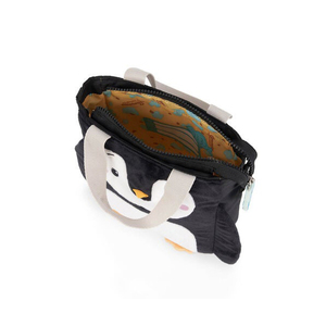 Borse Scolastiche in Poliestere Ricamato, Borsa <span class=keywords><strong>a</strong></span> Tracolla con Design di Pinguino Cartoon per Ragazze, Spaziosa e Trendy per Uso Quotidiano - Product Image 3