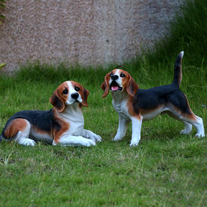 Statue de <span class=keywords><strong>chien</strong></span> en fibre de verre, sculpture d'animal en résine, Golden retriever, pour la décoration de la maison, décor de jardin, nouvelle collection <span class=keywords><strong>2022</strong></span> - Product Image 2