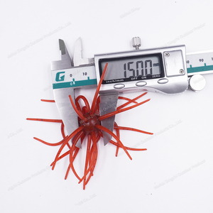 Nuova Esca Morbida OEM in TPE da 3,9g 15mm <span class=keywords><strong>a</strong></span> Forma di Riccio Marino, Mini Esca <span class=keywords><strong>a</strong></span> Sfera Appuntita per <span class=keywords><strong>Spigola</strong></span> Nera e Pesce Mandarino, Stile Coike - Product Image 3