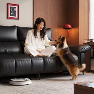 Canapé électrique fonctionnel trois places Dypu Ode Joy, subventionné par le gouvernement, avec pieds surélevés, zéro espacement, style moderne, en <span class=keywords><strong>cuir</strong></span> véritable - Product Image 5