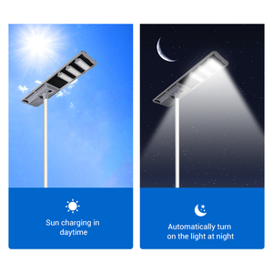 Lámpara <span class=keywords><strong>Solar</strong></span> de Calle <span class=keywords><strong>LUMIO</strong></span> de Aluminio, Impermeable IP65, Panel de Silicio Monocristalino, Batería LiFePO4, LED de Alto Brillo para Jardín y Carretera - Product Image 4