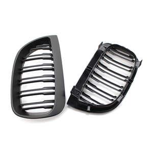Rejilla de parachoques delantero BMW negra de plástico ABS para Serie 1 E81 E87 2004 2007, actualización de estilo. - Product Image 3