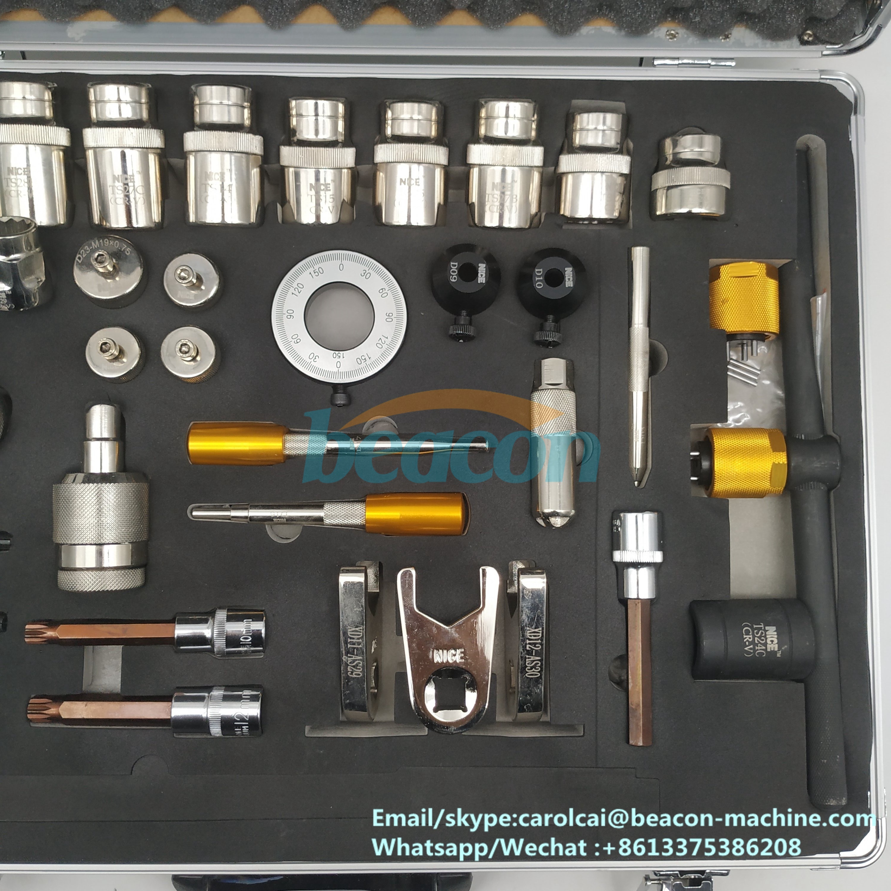 Sobre las 38pcs común carril diesel inyectores kit de herramientas de reparación