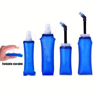 Botella de Agua Plegable Personalizada con Logotipo, Libre de BPA, para Correr, Ciclismo, Deportes de Montaña y Competencia - Product Image 3