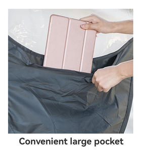 Outdoor wasserdicht transparent benutzer definierte Logo Farben Full Cover Roller Mann Frauen Motorrad Regen Sonne Elektro fahrrad Baldachin Regenschirm - Product Image 5