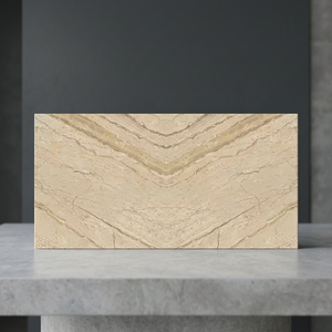 Azulejos de Porcelana Pulida Matrix Beige de 2x4 Pies, con Diseño de Libro, Acabado Brillante, 8.5mm, para Pared y Suelo - Product Image 4