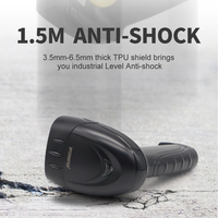 Incode 1D Qr escáner de código 2D escáner de código de barras de mano pistola de escaneo de código de barras con cable Qr lector de código USB para supermercado