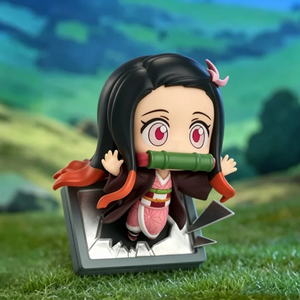 Authentique <span class=keywords><strong>Demon</strong></span> <span class=keywords><strong>Slayer</strong></span> Dimension Break Vol.1 Lot de 4 figurines miniatures <span class=keywords><strong>Chibi</strong></span> Break Frame en boîte mystère, objet de collection anime pour bureau, cadeau - Product Image 4