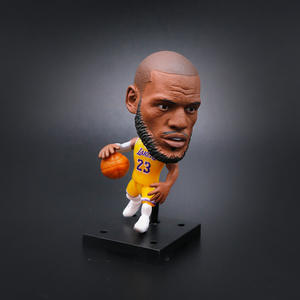 Figura de acción de baloncesto personalizada, minifigura de resina con cabeza de adoquín, estrella de jugador, adornos 3D para coche, muñeca de la <span class=keywords><strong>NBA</strong></span> - Product Image 5