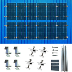 Structure de <span class=keywords><strong>support</strong></span> de panneaux solaires photovoltaïques en aluminium <span class=keywords><strong>au</strong></span> meilleur prix pour toiture - Product Image 4