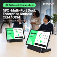 Tablette Android professionnelle 10,95 pouces G99 6 Go 128 Go avec station d'accueil pour bureau intelligent, salle de réunion, réception GMS CE FCC RoHS