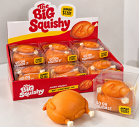Jouet Squishy Poulet Rôti Géant à Remontée Lente Anti-Stress Sensoriel Fidget à Presser Cadeau Nouveauté OEM ODM Vente en Gros