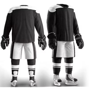 Uniforme de hockey sobre hielo, ropa deportiva para equipos en venta. Uniforme de hockey sobre hielo, ropa atlética transpirable para uso en movimiento. - Product Image 1