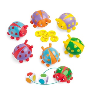 <span class=keywords><strong>Juego</strong></span> de Memoria Educativo de Mariquitas de Plástico para Niños, con Dados Apilables y Múltiples Formas de Jugar, para 3-6 Años - Product Image 1