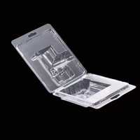 Emballage en plastique transparent PET PVC en blister, emballage jetable, estampage à chaud, plateaux de thermoformage sous vide transparents, boîte pliante