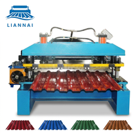Máquina para Fabricar Láminas de Hierro Corrugado Galvanizado Lian Nai, Formación Continua de Rollo de Una Sola Capa, Estructura de Marco de Alta Resistencia
