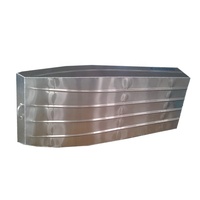 Bateaux jon en aluminium brasés fabriqué en chine/OEM /10ft à 20 pieds, vente en gros