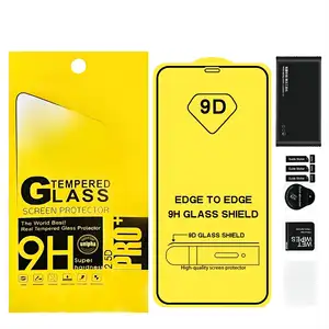 9D Glass Screen Protector For IPhone 9H Tempered Glass Screen Protectors Glass Protectors For Cell Phone