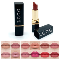 Haute qualité or rouge à lèvres tube personnalisé étanche rouge rouge à lèvres de marque privée