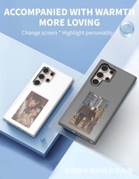 Étui pour écran d'encre E 4 couleurs pour Samsung S24 Ultra Slim AI-Powered Cover NFC Wireless Projection DIY Custom Mobile Phone Case