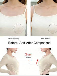 여성용 2.56인치 실리콘 스트랩리스 스티키 브라 재사용 가능한 통기성 가슴 리프트 니플 커버 - Product Image 2