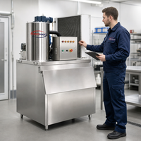 Machine à glace en blocs intégrée CRYOMAX, système d'usine à glace automatique à haute efficacité, refroidissement industriel à grande échelle