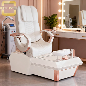 White Royal Spa Foot Pedicure Chair con sillas Set Reposapiés para manicura de uñas Salón Muebles Fábrica al por mayor Cuidado DE LA PIEL - Product Image 2
