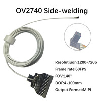 Module de caméra miniature OV2740 à soudure latérale OEM ODM 1080P 1280x720 60FPS Capteur de caméra MIPI Micro USB pour endoscopie et systèmes médicaux